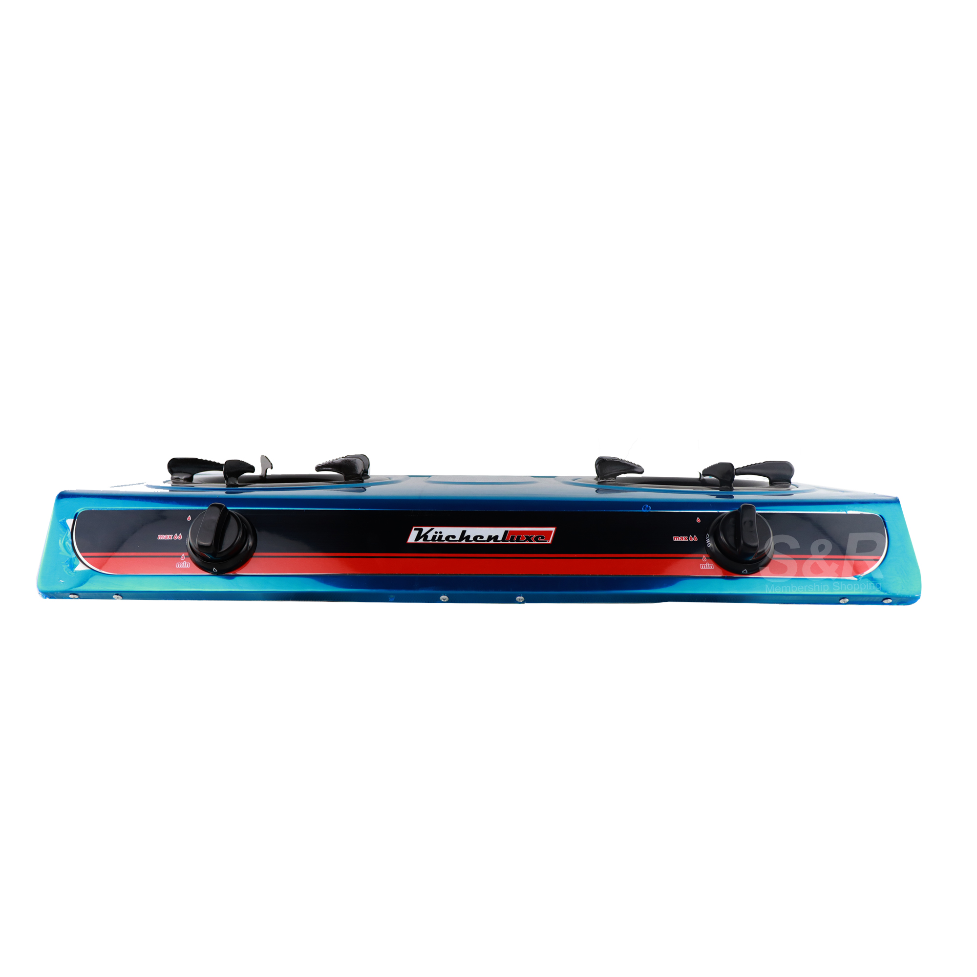 Kuchenluxe Stainless Steel Double Burner Gas Stove KS3-CTD Kuchenluxe Stainless Steel Double Burner Gas Stove KS3-CTD